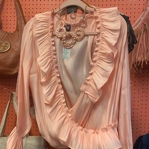 Peach Dressy Blouse